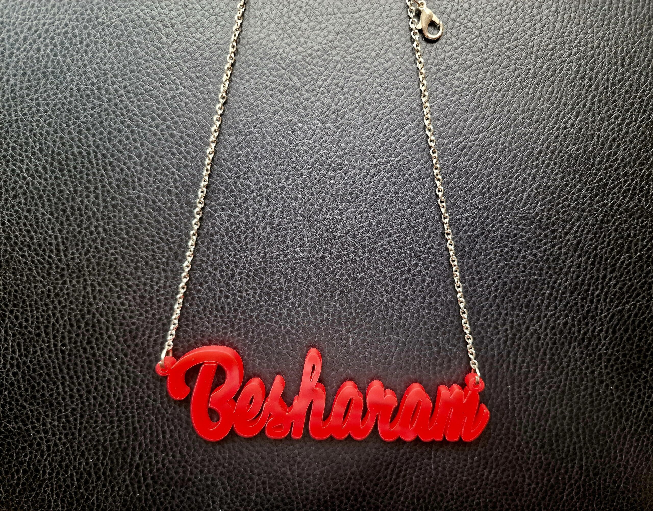 Besharam (Shameless!) necklace