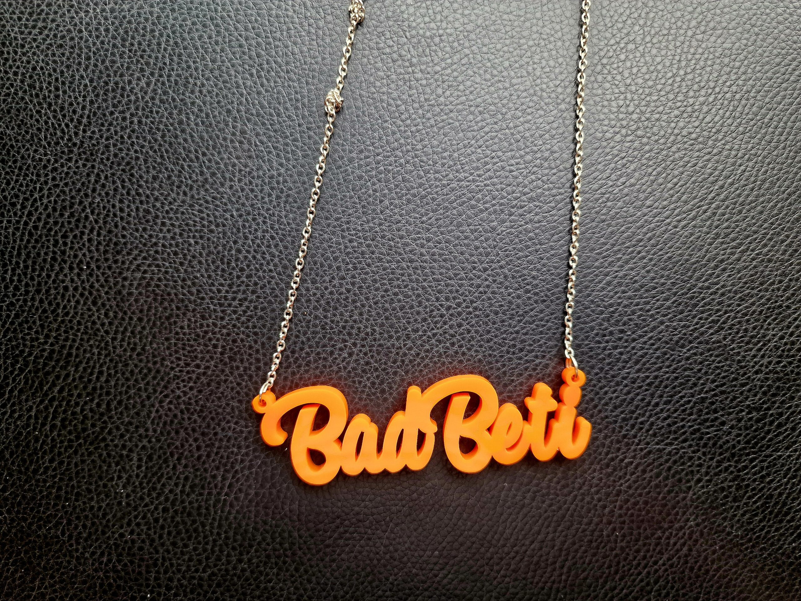 Bad Beti (Daughter) necklace, a perfect gift for feminists in your life.