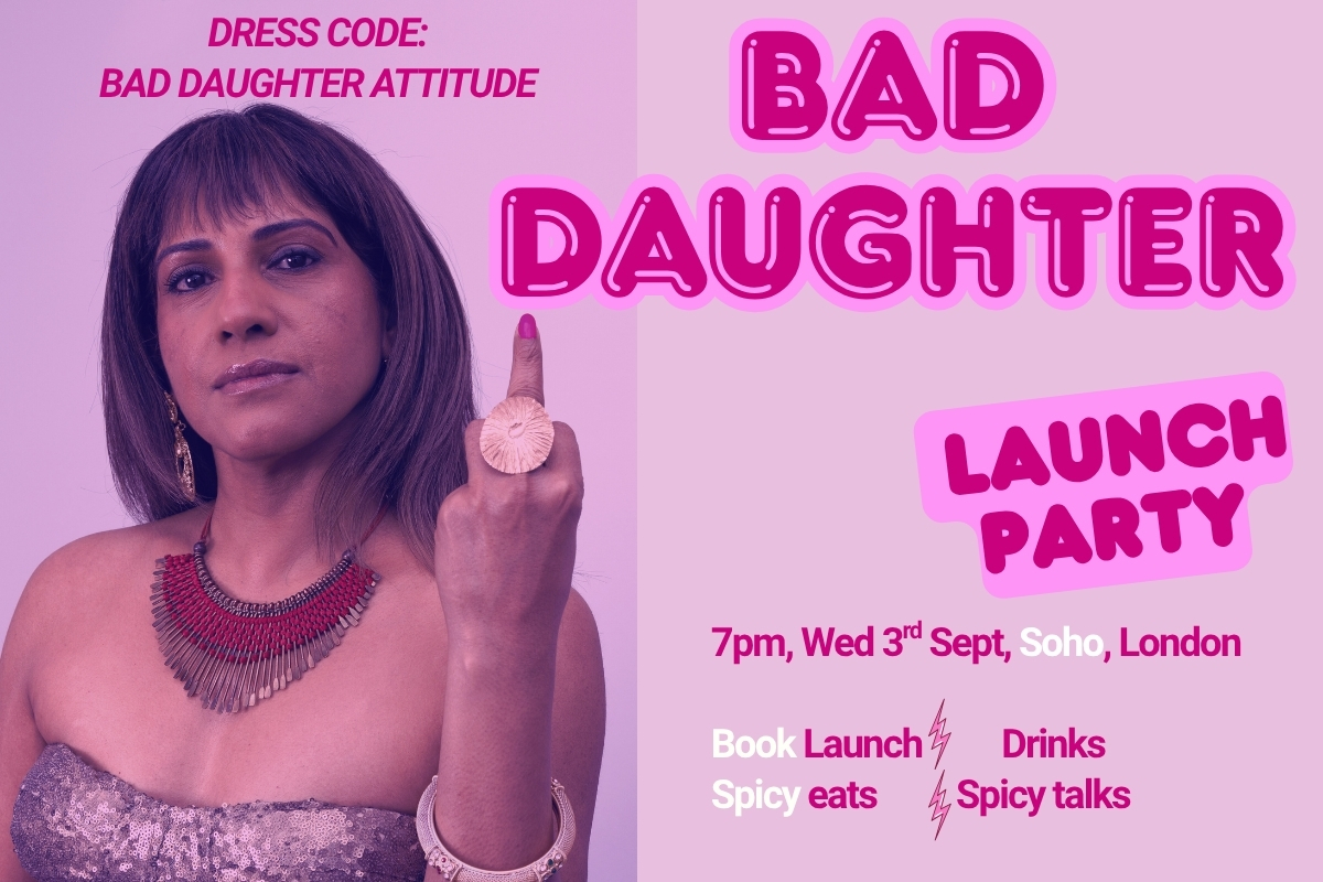 Bad Daughter, top feminist memoir, launch party in London